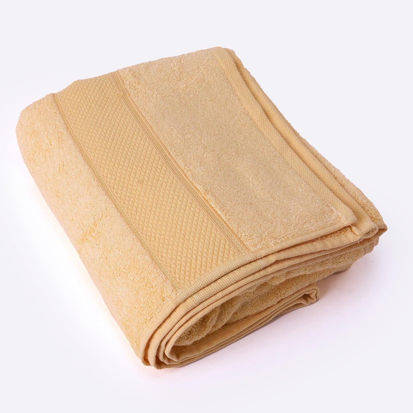 Bamboo Soul Bamboo Bath Towel | Large Size | Ultra Absorbent & Super Soft | 75 x 150 cm - 550 GSM | Pack of 1 – Yellow