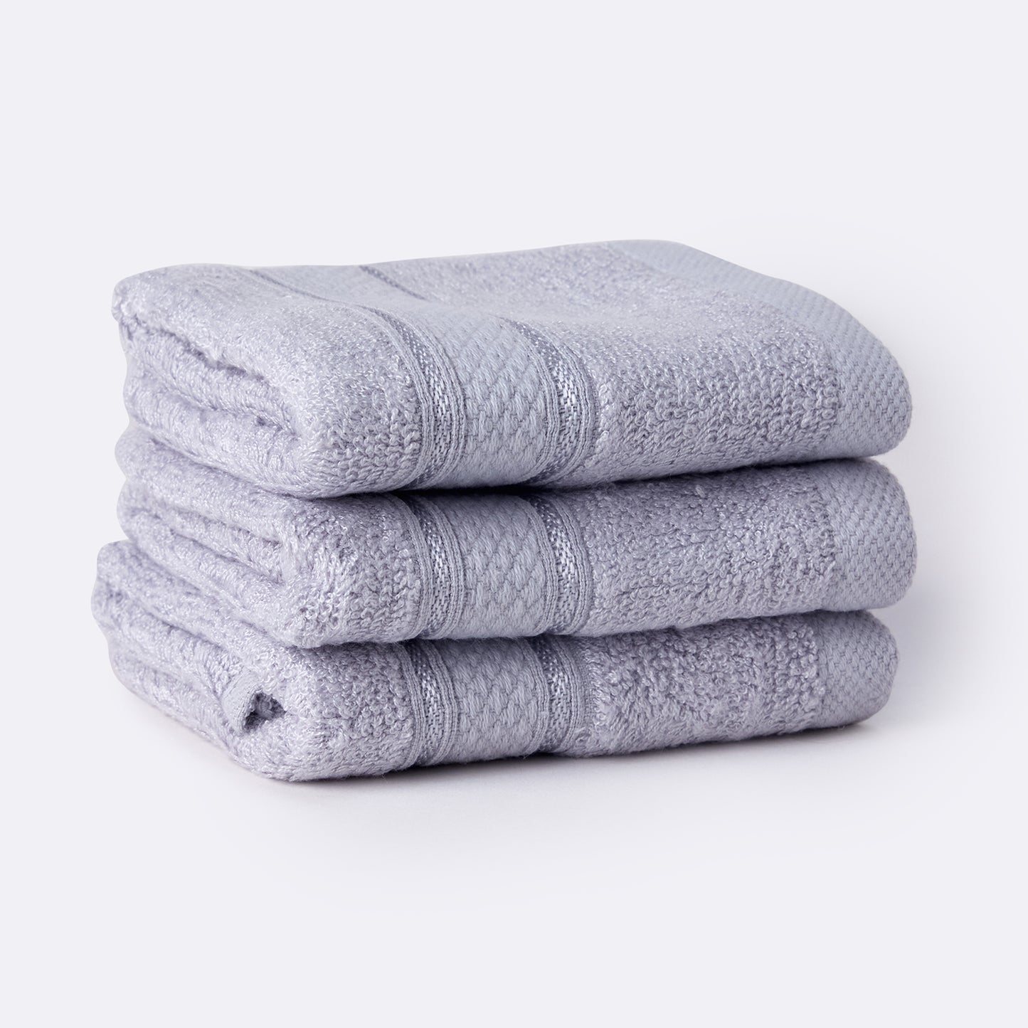 Bamboo Soul Bamboo Face Towel | Ultra Absorbent & Super Soft | 30 x 30 cm - 550 GSM | Pack of 3 – Grey