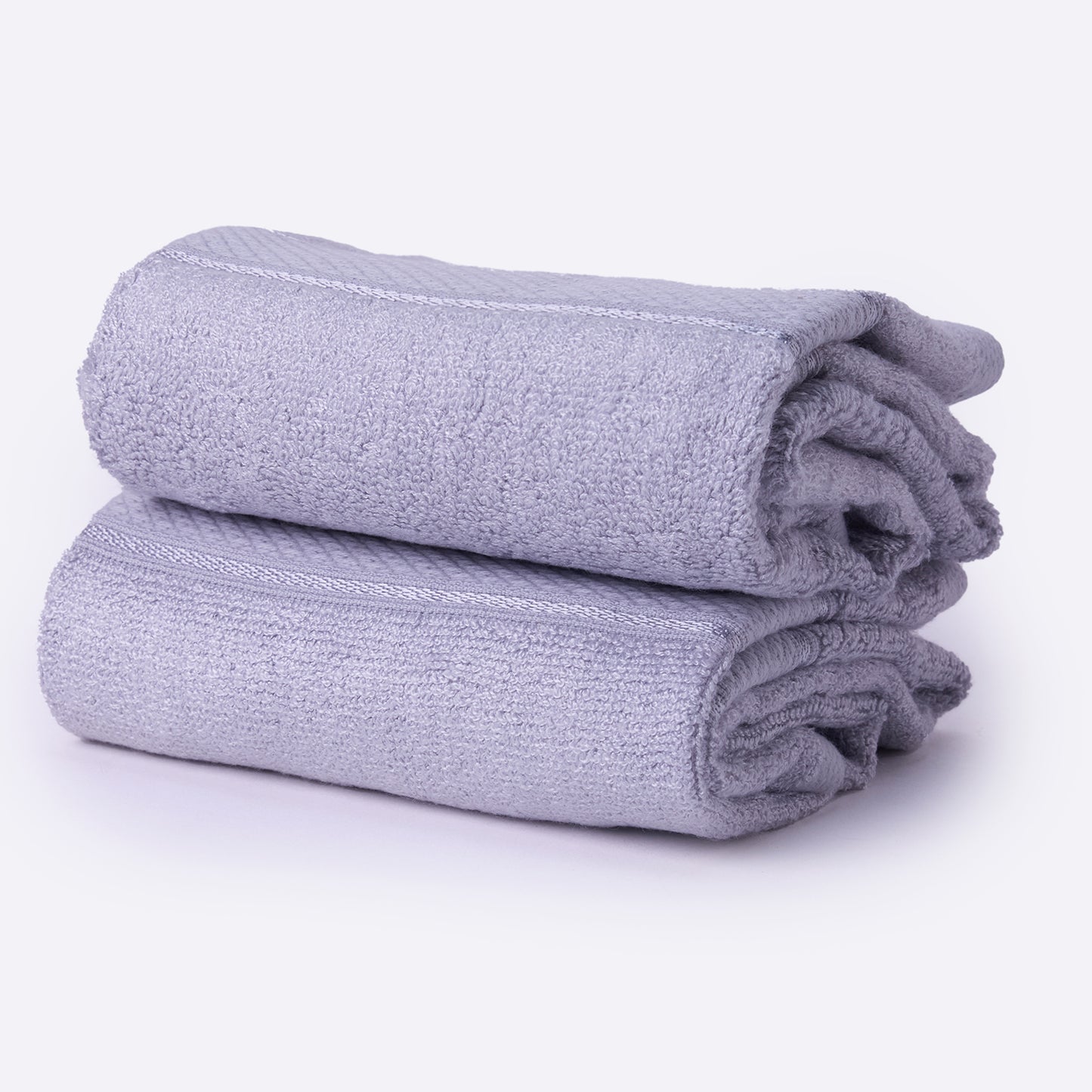 Bamboo Soul Bamboo Hand Towel | Ultra Absorbent & Super Soft | 40 x 60 cm - 550 GSM | Pack of 2 – Grey