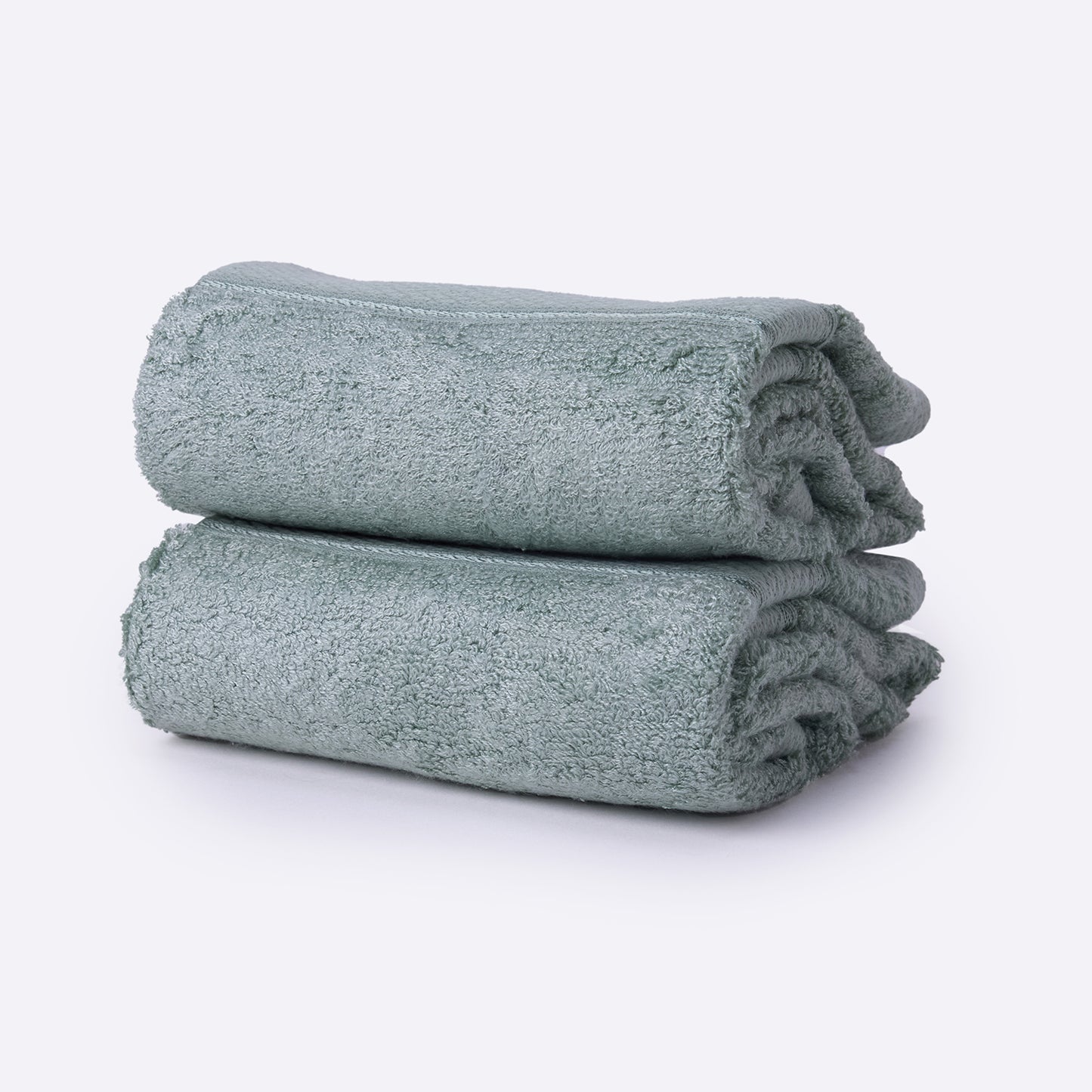 Bamboo Soul Bamboo Hand Towel | Ultra Absorbent & Super Soft | 40 x 60 cm - 550 GSM | Pack of 2 – Mint Green