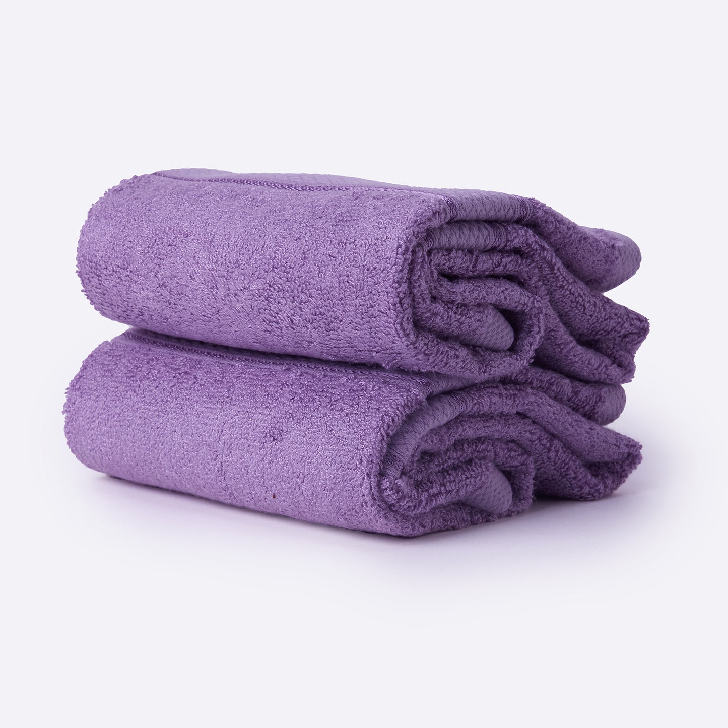 Bamboo Soul Bamboo Hand Towel | Ultra Absorbent & Super Soft | 40 x 60 cm - 550 GSM | Pack of 2 – Purple