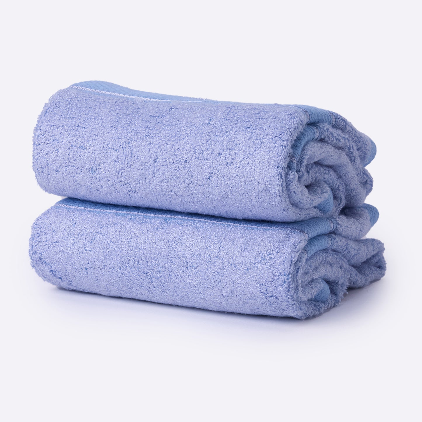 Bamboo Soul Bamboo Hand Towel | Ultra Absorbent & Super Soft | 40 x 60 cm - 550 GSM | Pack of 2 – Blue