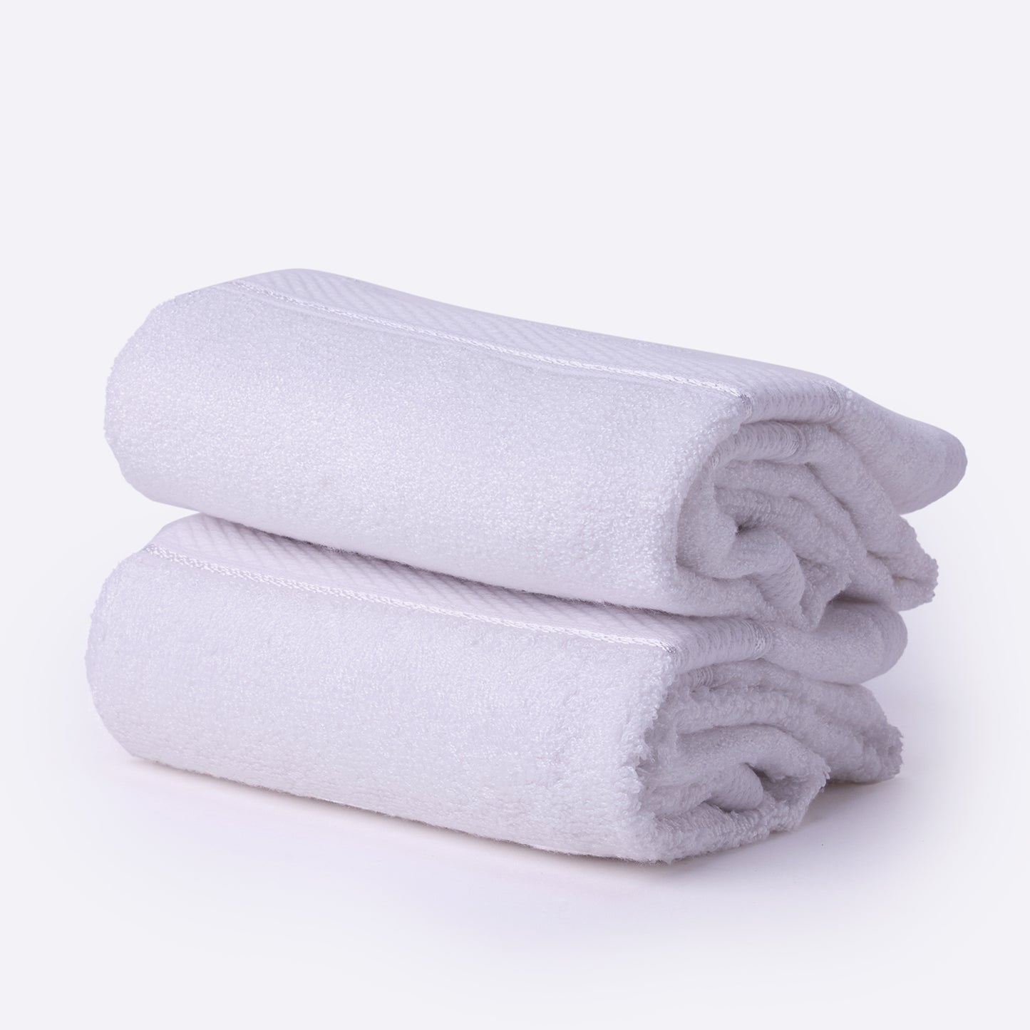 Bamboo Soul Bamboo Hand Towel | Ultra Absorbent & Super Soft | 40 x 60 cm - 550 GSM | Pack of 2 – White