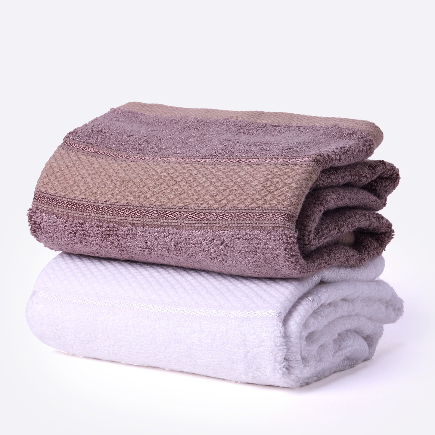 Bamboo Soul Bamboo Hand Towel | Ultra Absorbent & Super Soft | 40 x 60 cm - 550 GSM | Pack of 2 – White