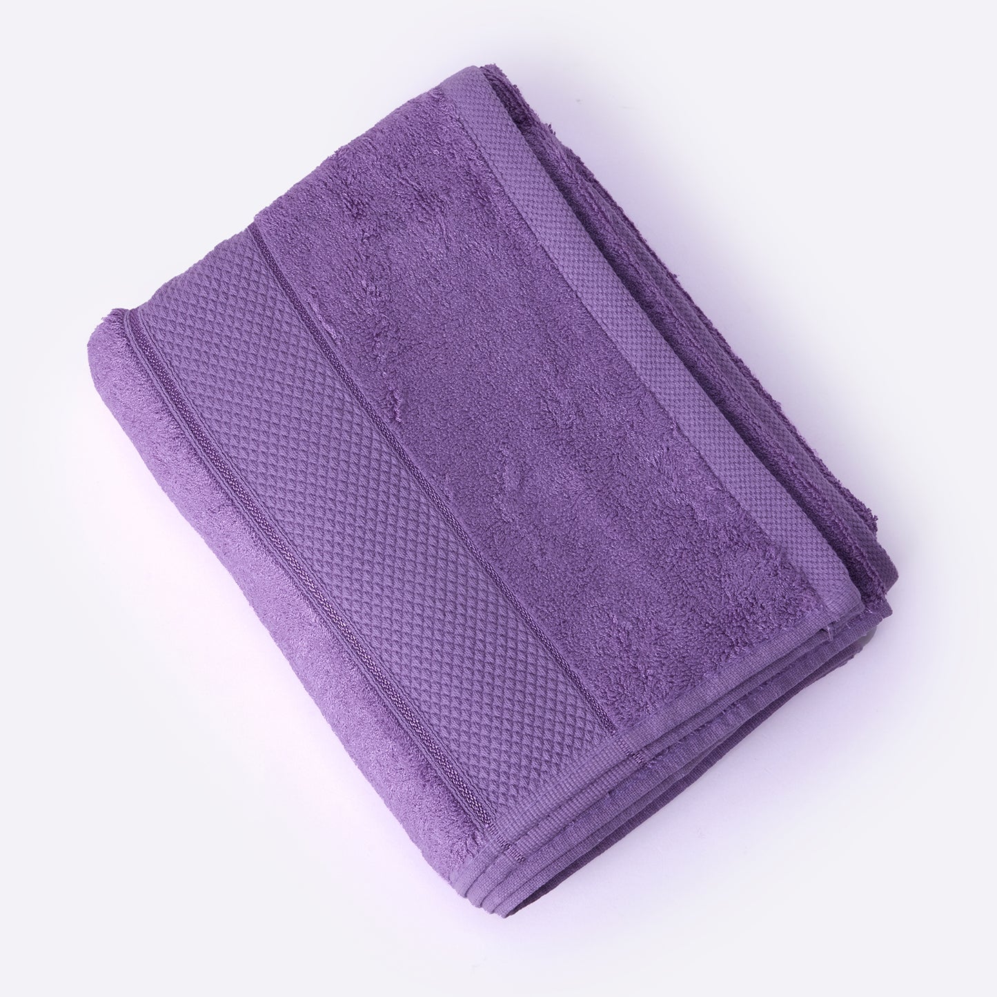 Bamboo Soul Bamboo Bath Towel | 550 GSM | Large Size | 75 x 150 cms | set of 1 - Purple