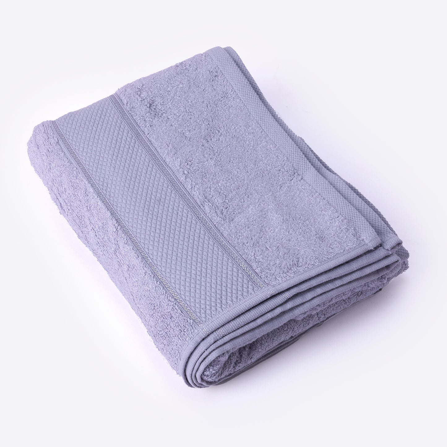 Bamboo Soul Bamboo Bath Towel | Large Size | Ultra Absorbent & Super Soft | 75 x 150 cm - 550 GSM | Pack of 1 – Light Grey