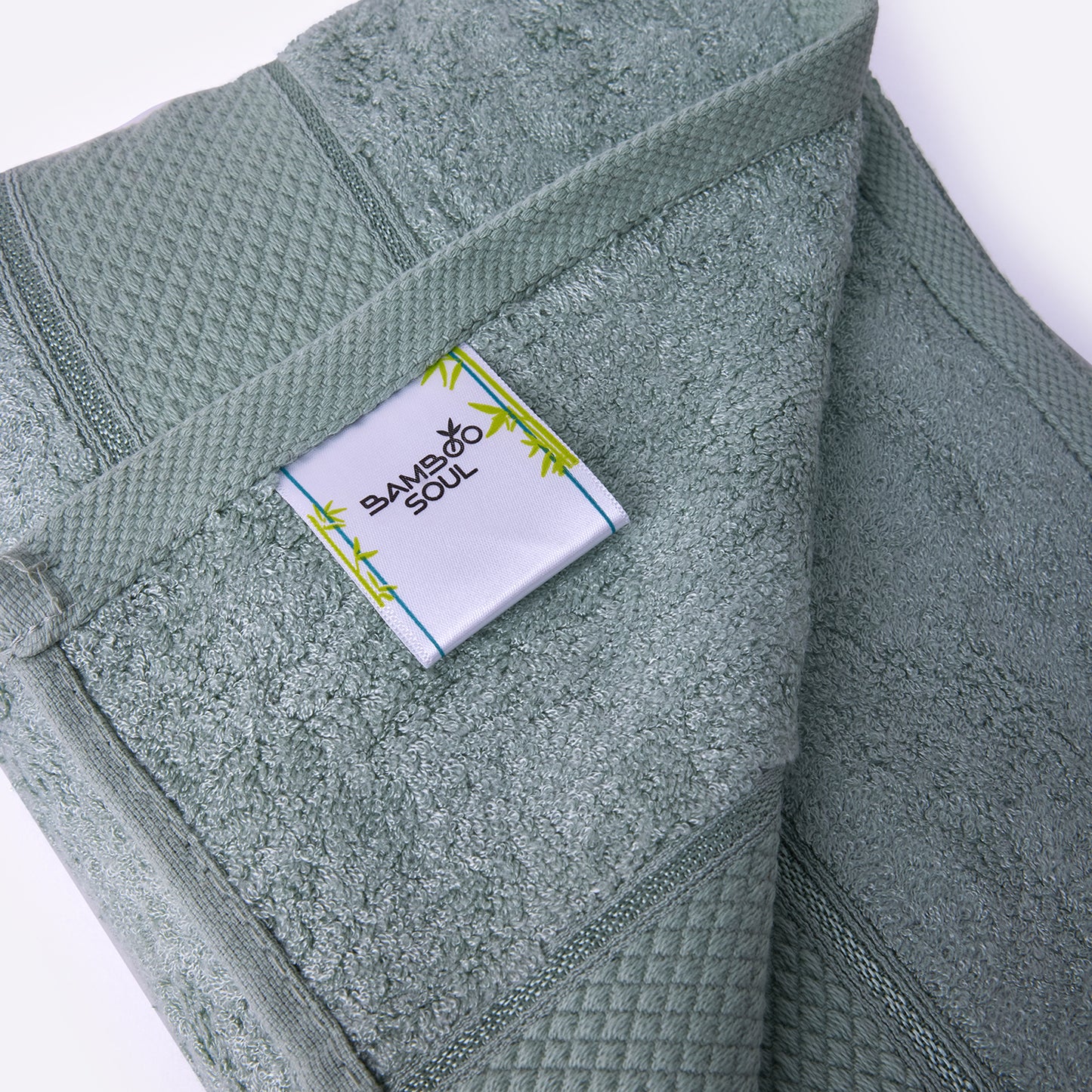 Bamboo Soul Bamboo Bath Towel | Large Size | Ultra Absorbent & Super Soft | 75 x 150 cm - 550 GSM | Pack of 1 – Mint Green