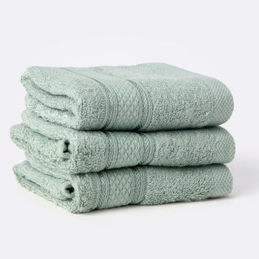 Bamboo Soul Bamboo Face Towel | Ultra Absorbent & Super Soft | 30 x 30 cm - 550 GSM | Pack of 3 – MInt Green