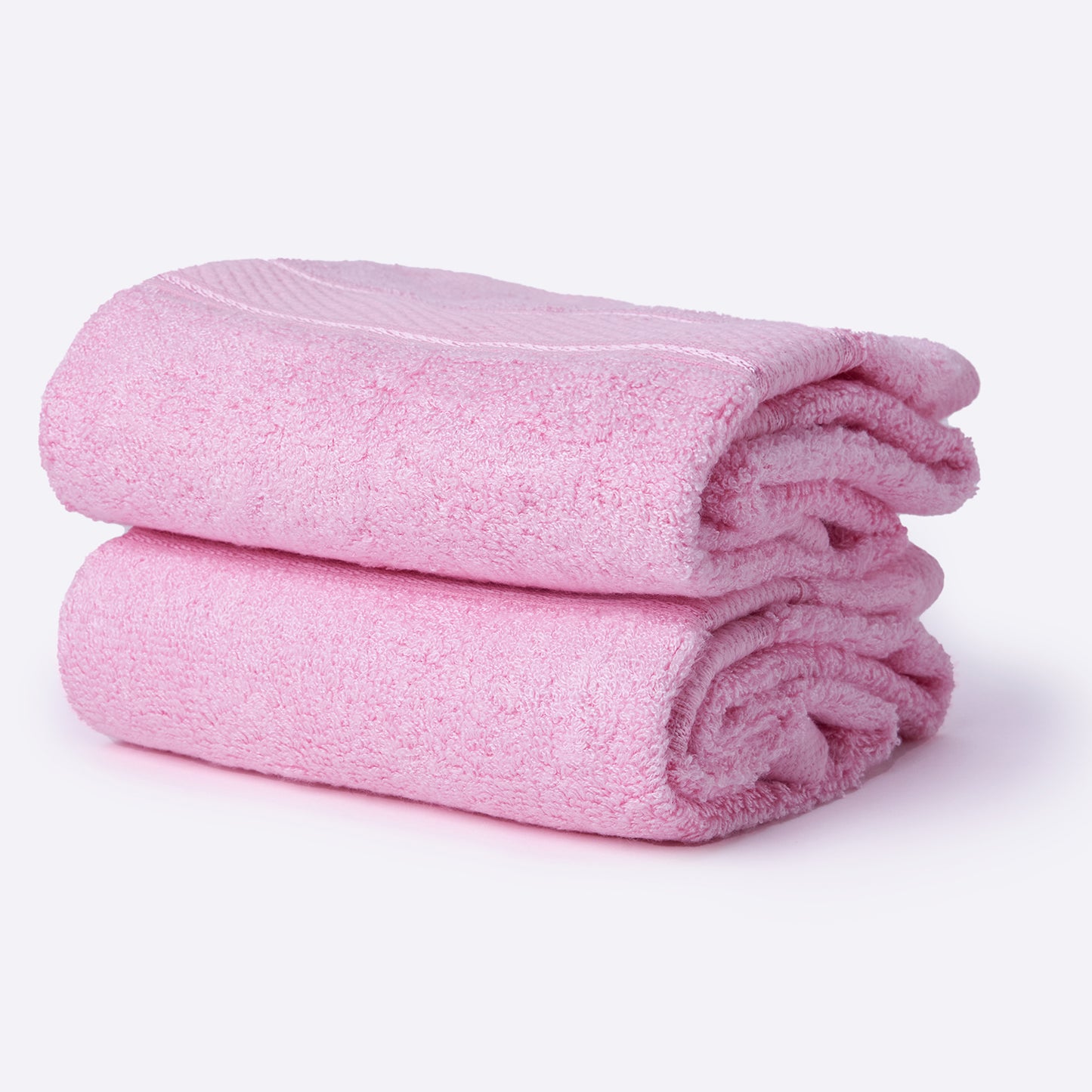 Bamboo Soul Bamboo Hand Towel | Ultra Absorbent & Super Soft | 40 x 60 cm - 550 GSM | Pack of 2 – Pink
