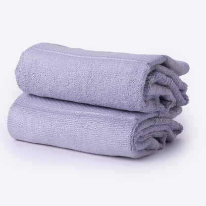 Bamboo Soul Bamboo Hand Towel | Ultra Absorbent &amp; Super Soft | 40 x 60 cm - 550 GSM | Pack of 2 – Grey