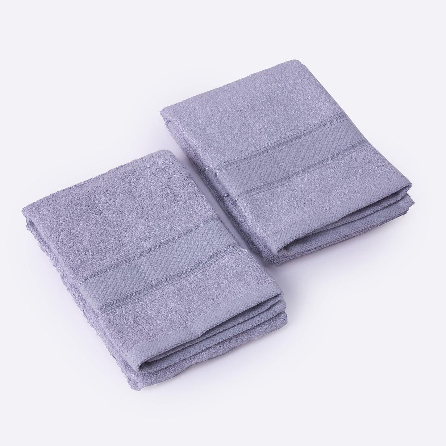 Bamboo Soul Bamboo Hand Towel | Ultra Absorbent &amp; Super Soft | 40 x 60 cm - 550 GSM | Pack of 2 – Grey