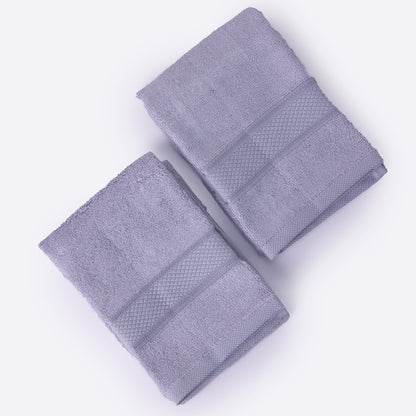 Bamboo Soul Bamboo Hand Towel | Ultra Absorbent &amp; Super Soft | 40 x 60 cm - 550 GSM | Pack of 2 – Grey