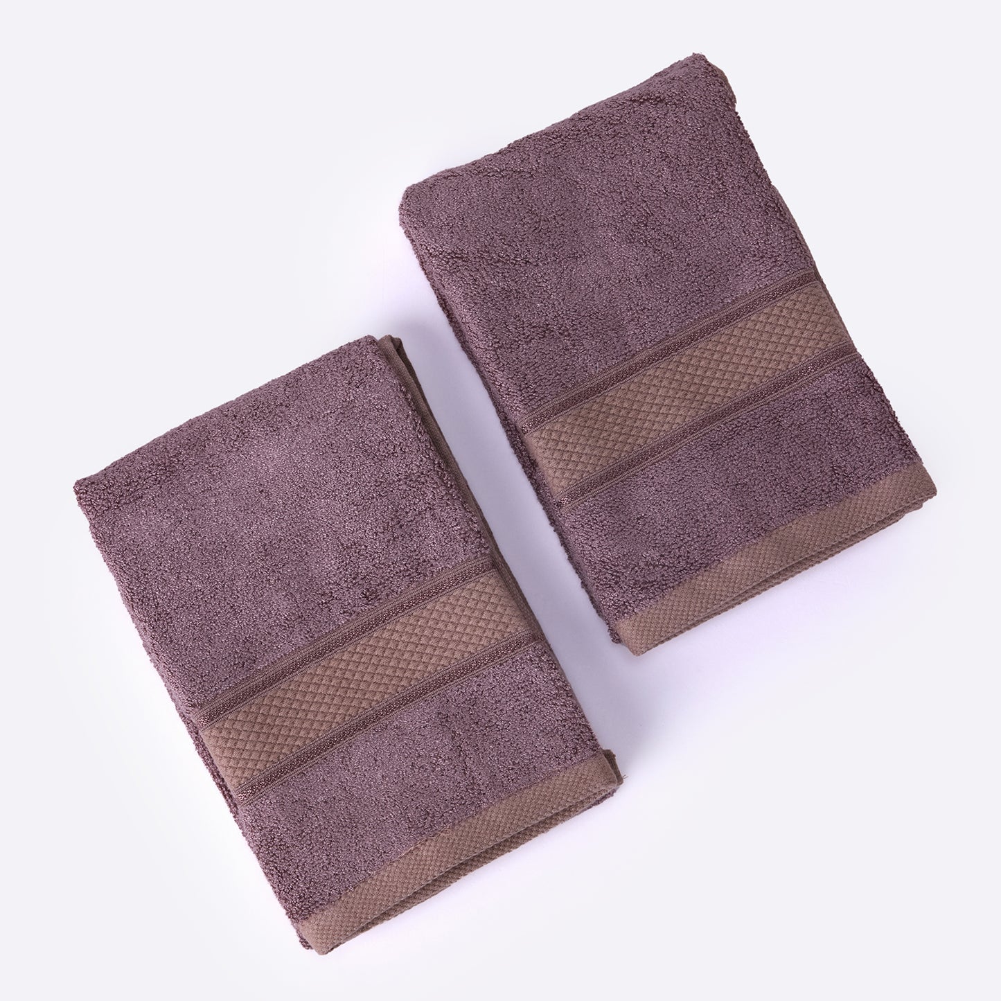Bamboo Soul Bamboo Hand Towel | Ultra Absorbent & Super Soft | 40 x 60 cm - 550 GSM | Pack of 2 – Dark Beige