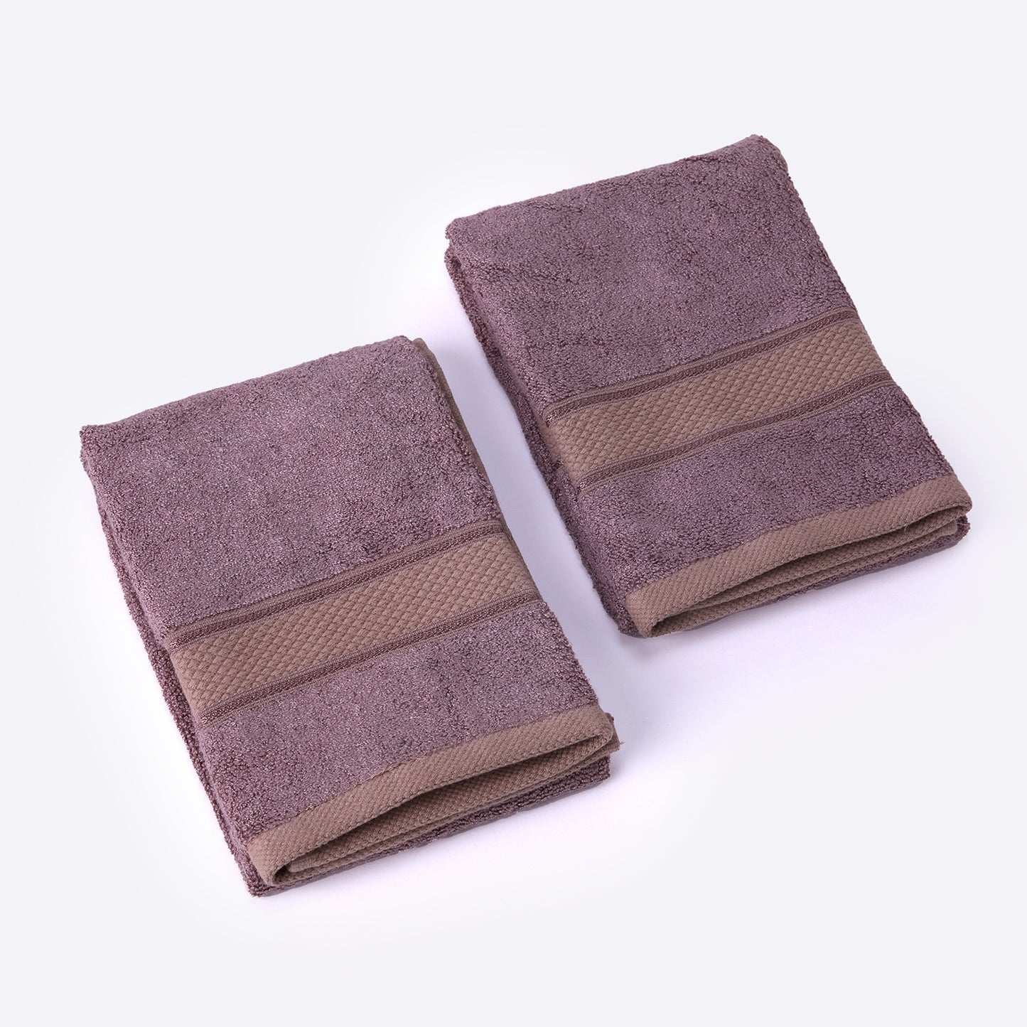 Bamboo Soul Bamboo Hand Towel | Ultra Absorbent & Super Soft | 40 x 60 cm - 550 GSM | Pack of 2 – Dark Beige