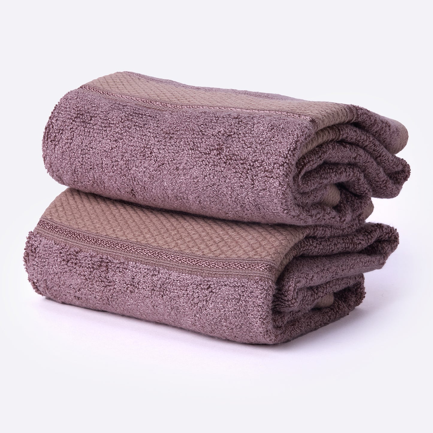 Bamboo Soul Bamboo Hand Towel | Ultra Absorbent & Super Soft | 40 x 60 cm - 550 GSM | Pack of 2 – Dark Beige