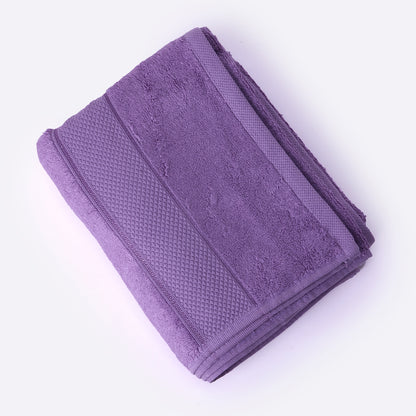 Bamboo Soul Bamboo Bath Towel | 550 GSM | Large Size | 75 x 150 cms | set of 1 - Purple