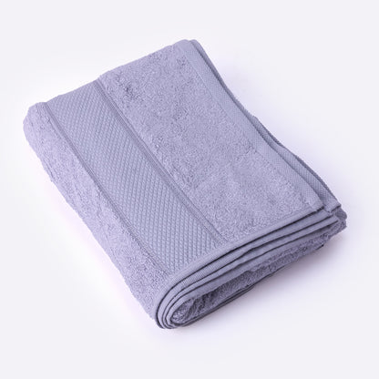 Bamboo Soul Bamboo Bath Towel | Large Size | Ultra Absorbent & Super Soft | 75 x 150 cm - 550 GSM | Pack of 1 – Light Grey